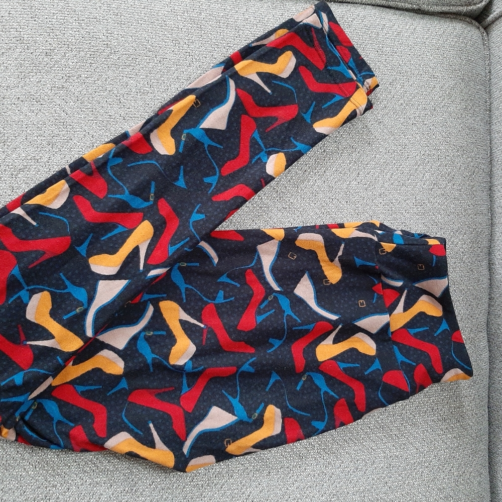 Lularoe High Heel Shoe Leggings OS